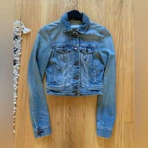 American Eagle // Cropped Denim Jacket